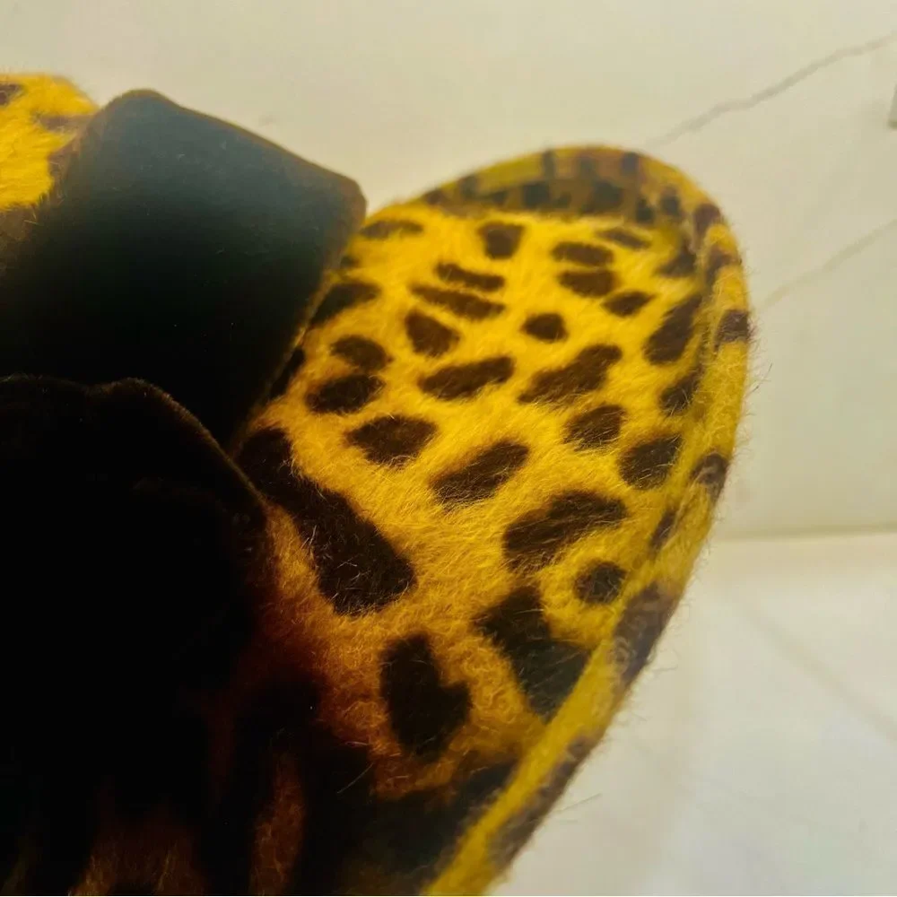 🖤Tami 1961 Leopard Print Felt Hat🖤 NWOT
